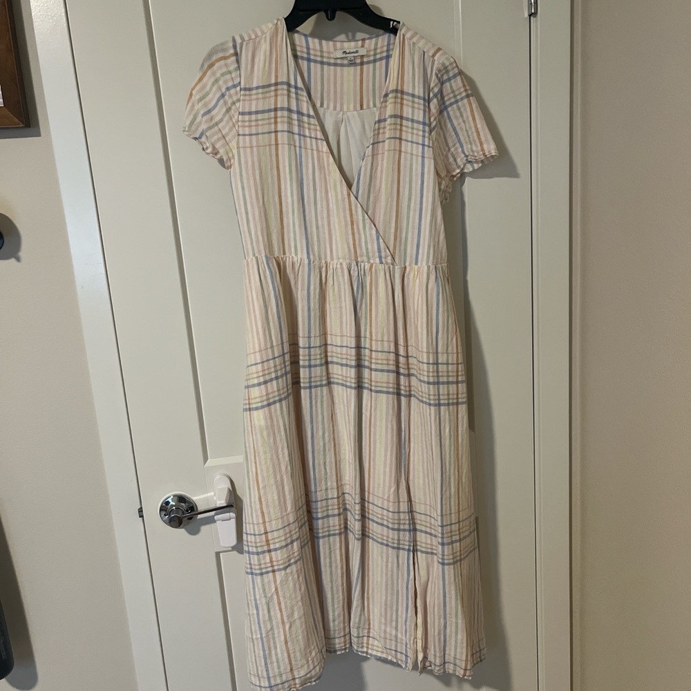 Madewell Multicolor Striped Midi Dress